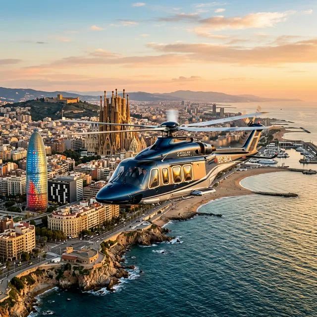 Helicopter Barcelona